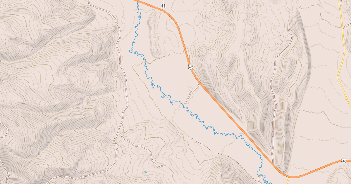 Map preview of Clyde Creek Loop Snomo Groomed