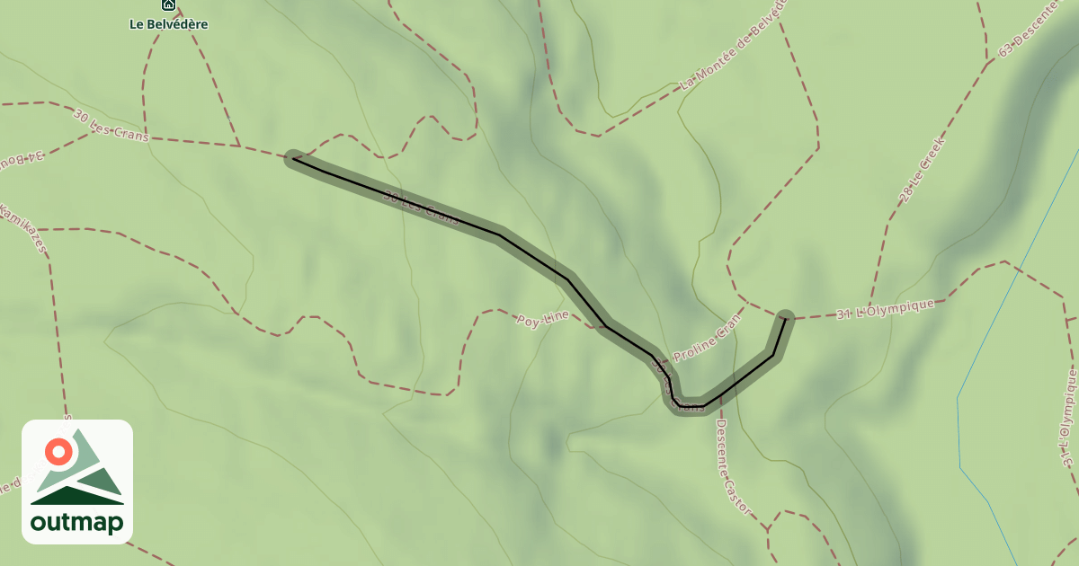 Map of 30 Les Crans