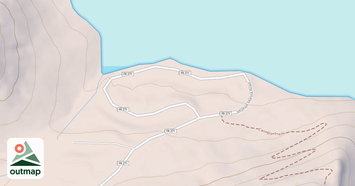 Map of MCPHEE PARKING A