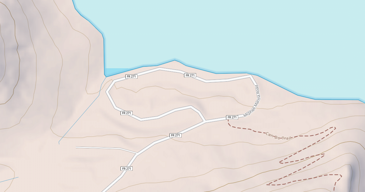 Map preview of MCPHEE PARKING A