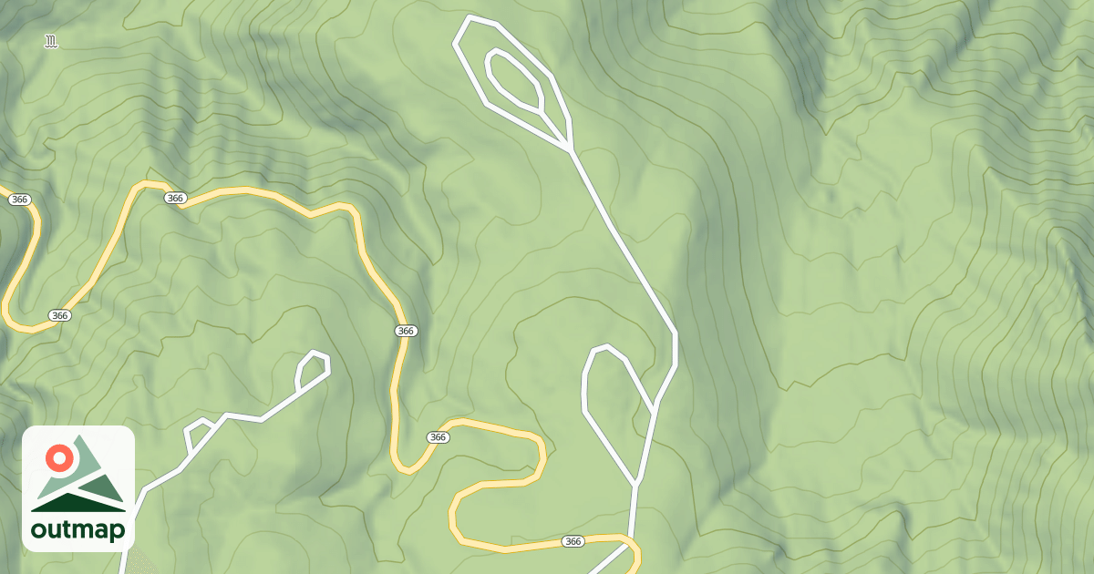 Map of UPPER TURKEY FLAT EAST