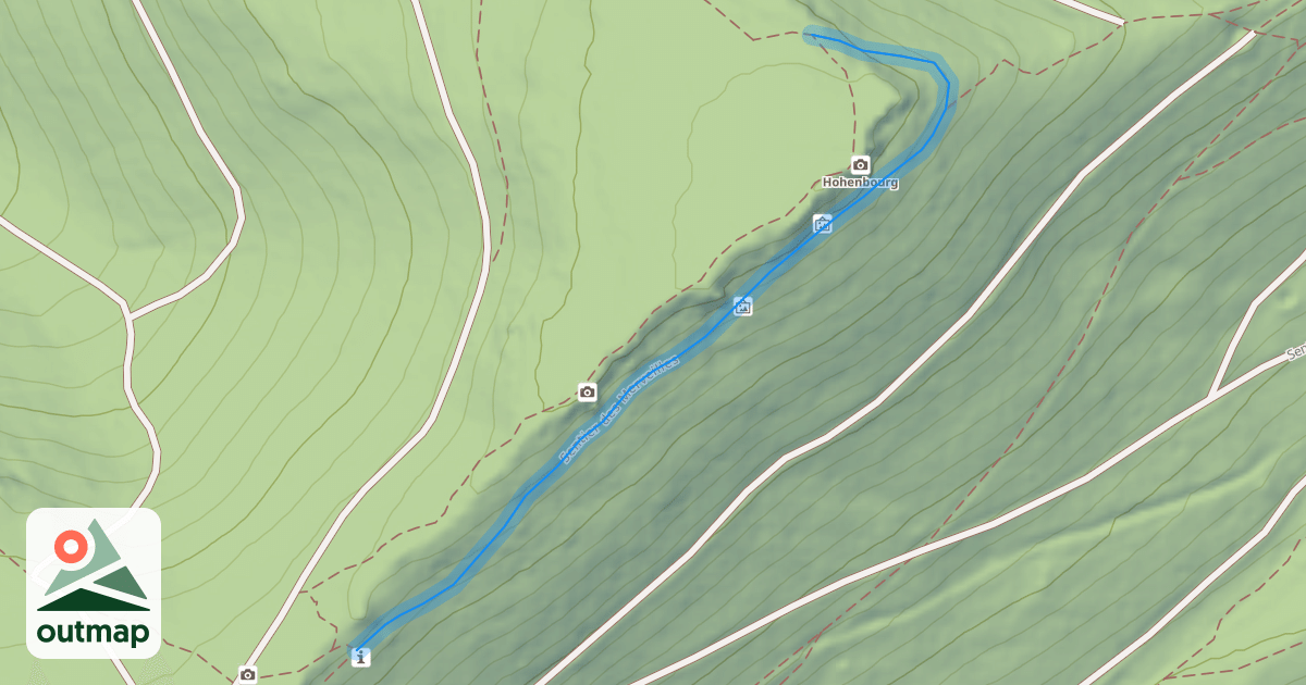 Map of Sentier des Merveilles