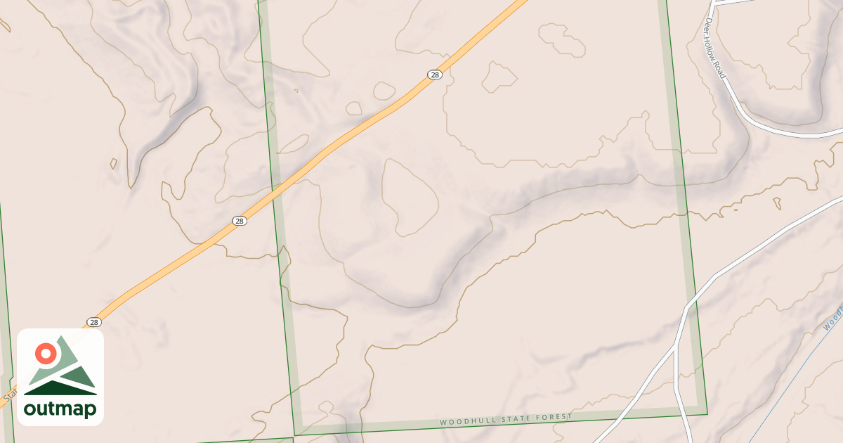 Map of Snowmobile Trail