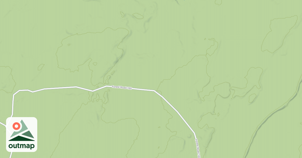 Map of FR 160