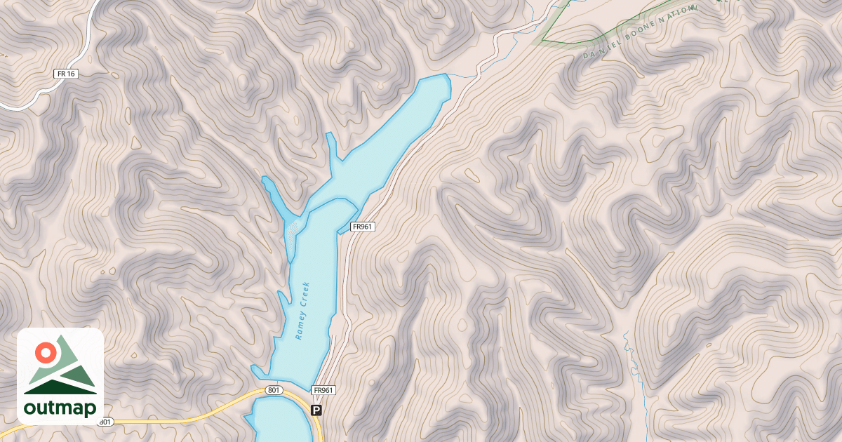 Map of RAMEY CREEK