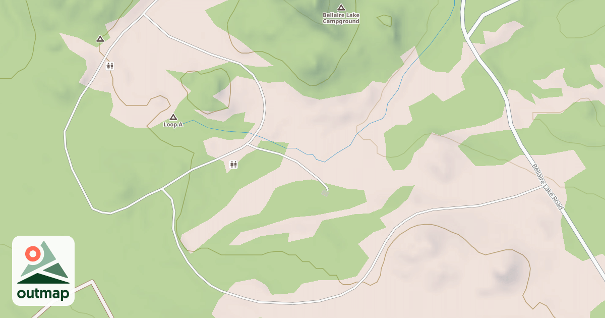 Map of BELLAIRE CG LOOP A