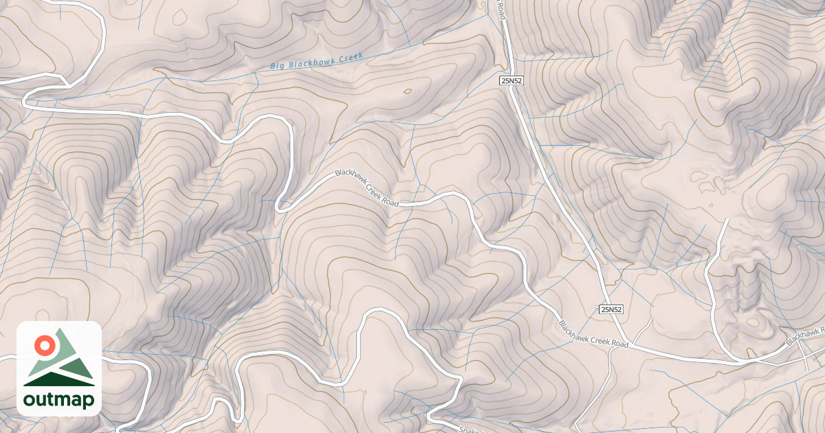 Map of BLACKHAWK