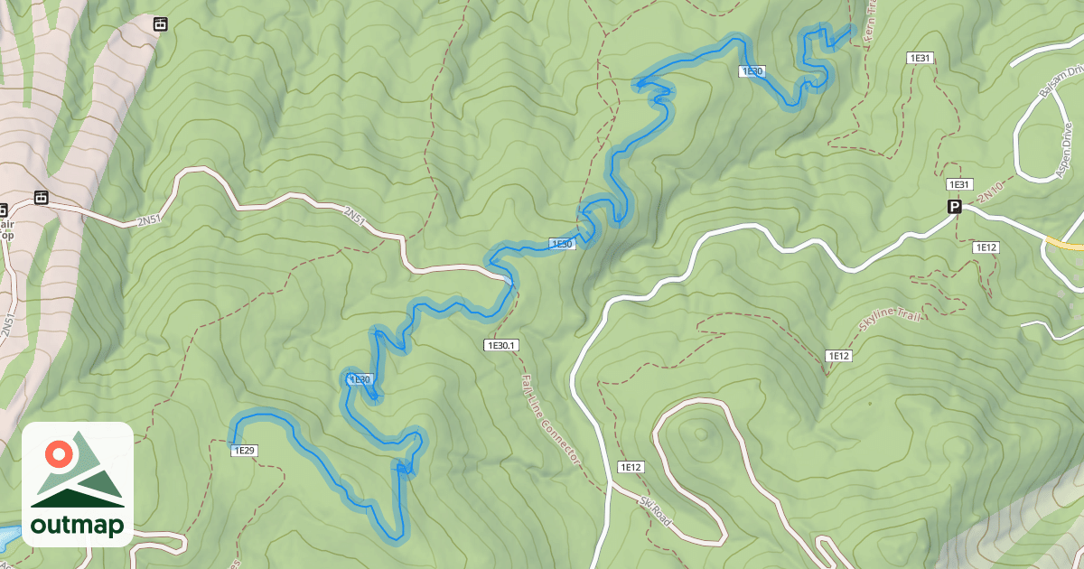 Map of Fall Line