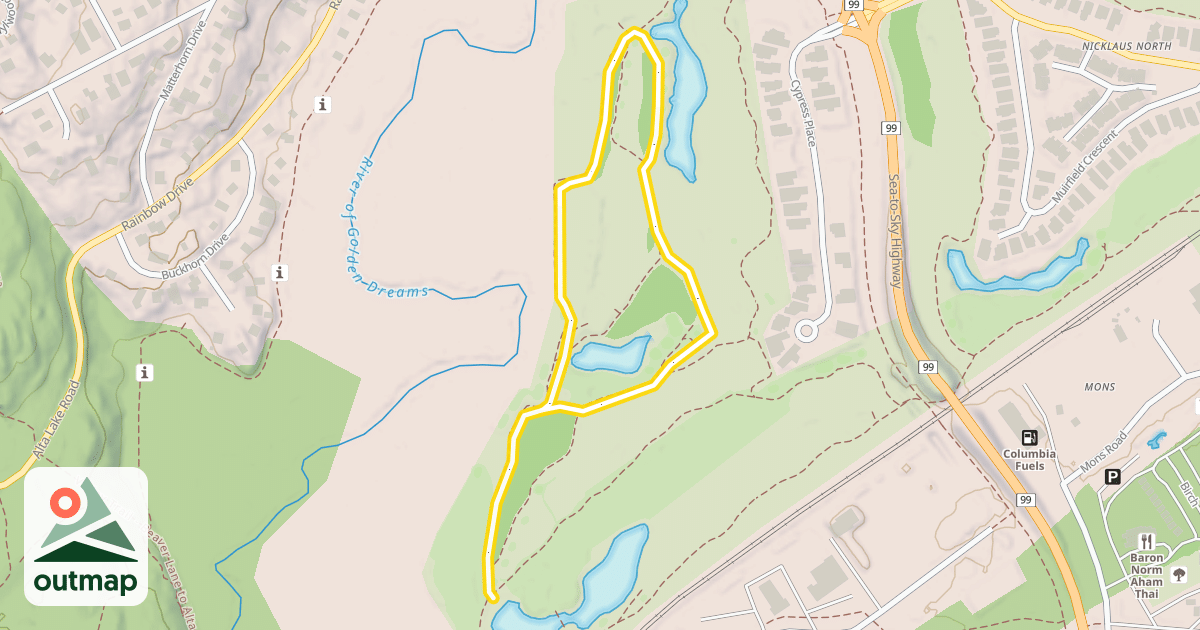 Map of Meadow Loop