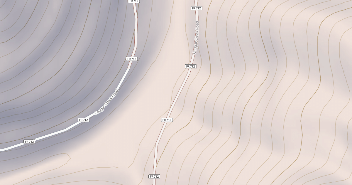 Map preview of COUGAR CREEK