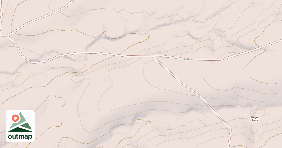 Map of PINON TANK ROAD