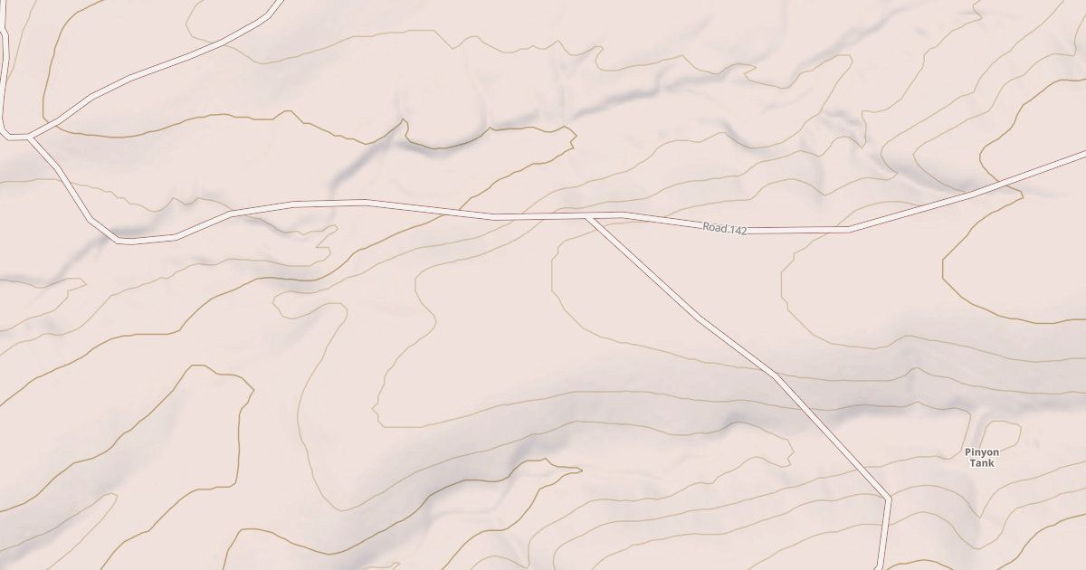 Map preview of PINON TANK ROAD