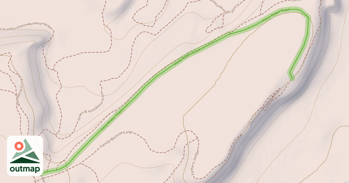 Map of Easy Rider Trail