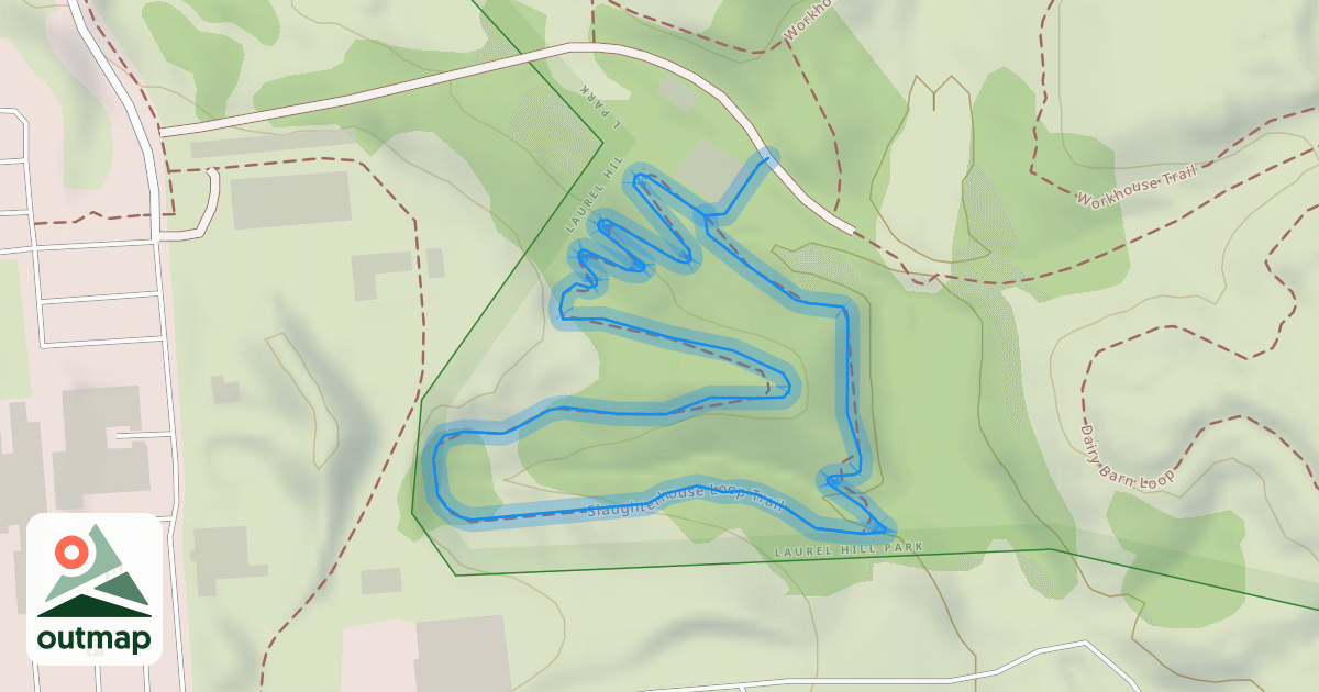 Map of Slaughterhouse Loop Trail