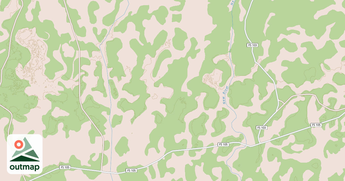 Map of USFS National Forest System Roads {824DCAB3-CEBF-4685-8CD5-2CC4F0F90035}