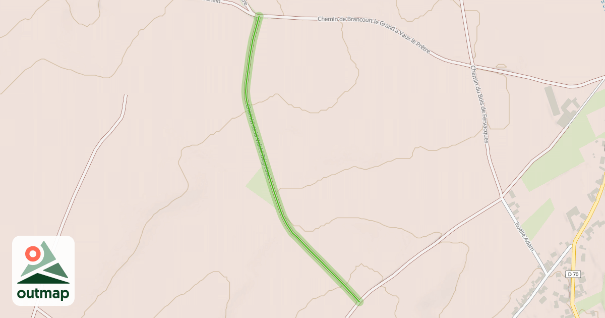 Map of Chemin de la Vallée Bégresse