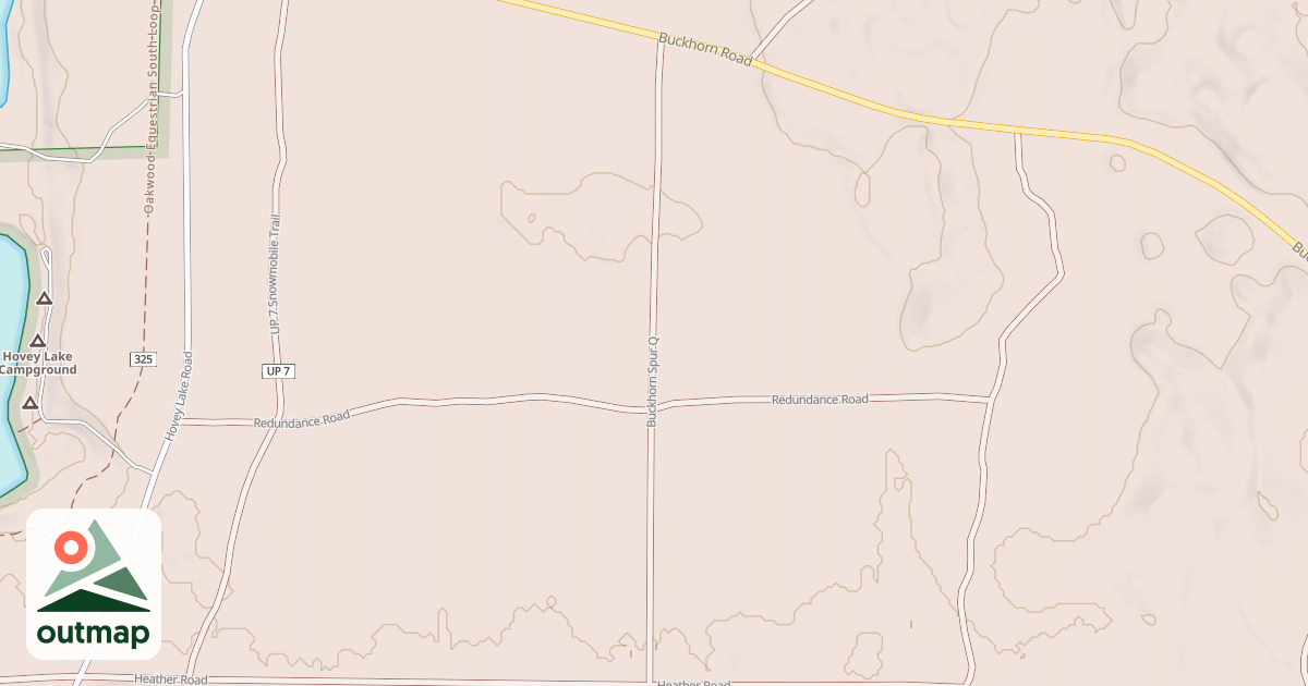 Map of BUCKHORN SPUR Q
