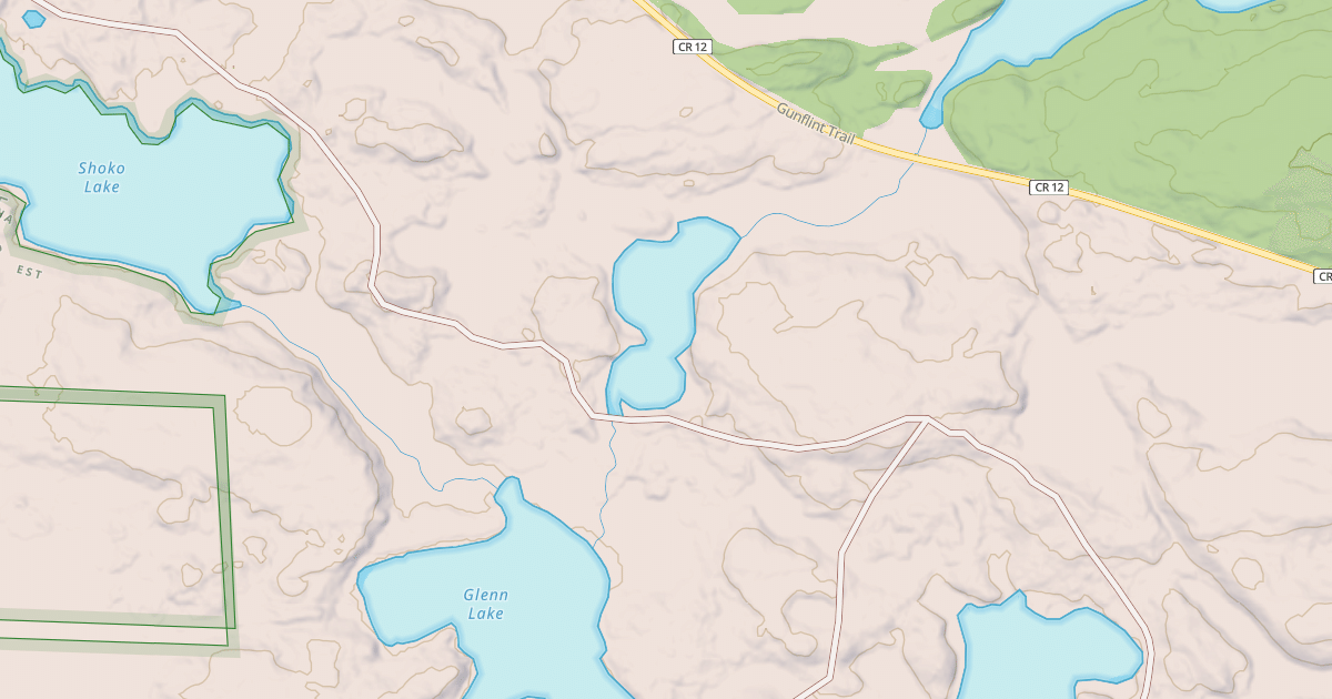 Map preview of Gunflint Trails Snowmobile