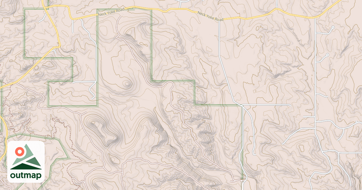 Map of COUNTRY ROAD