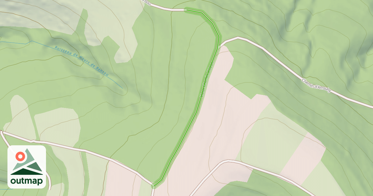Map of Vieux Chemin d'Ozon