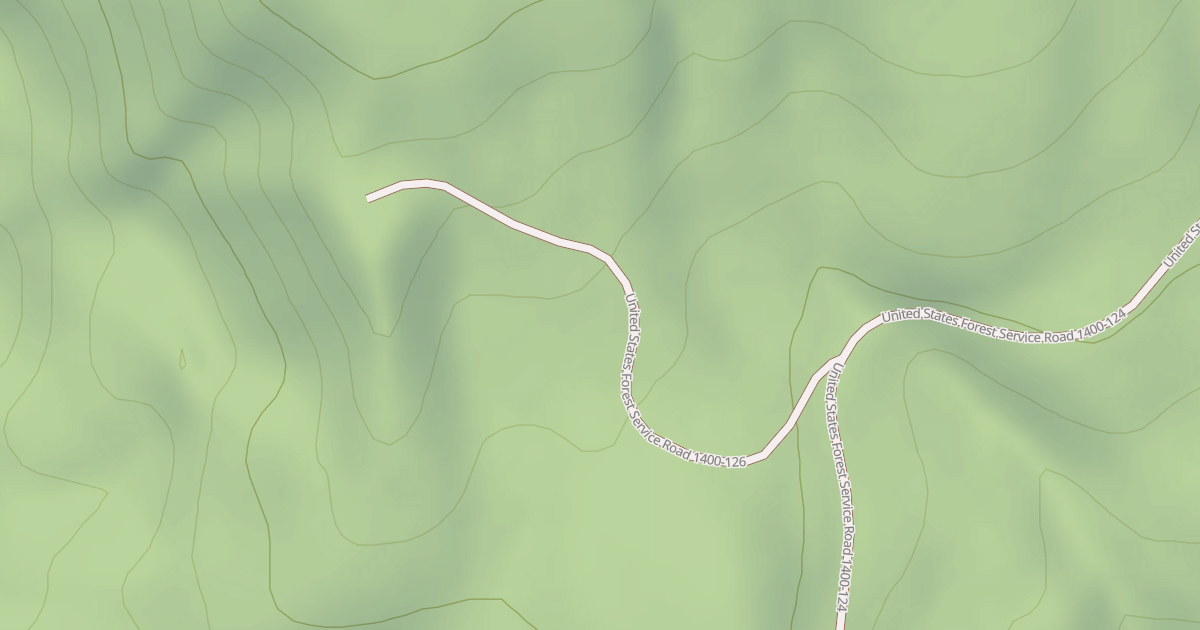 Map preview of USFS National Forest System Roads {04F390F9-52D9-41F3-80D2-915DC069B334}