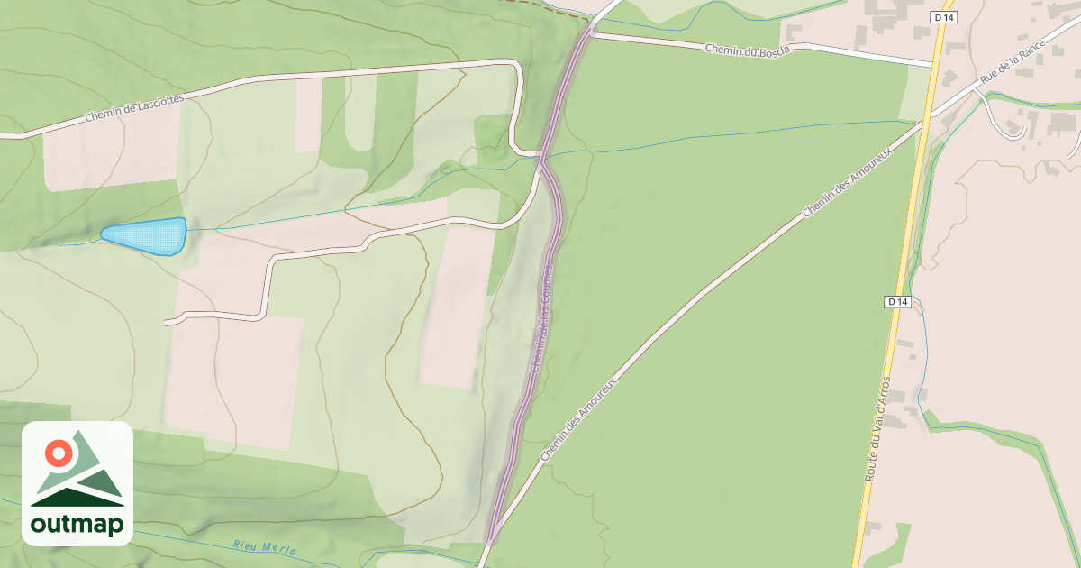 Map of Chemin de las Coumes