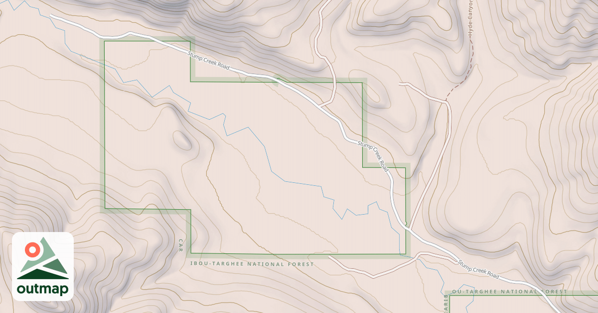 Map of STUMP CREEK