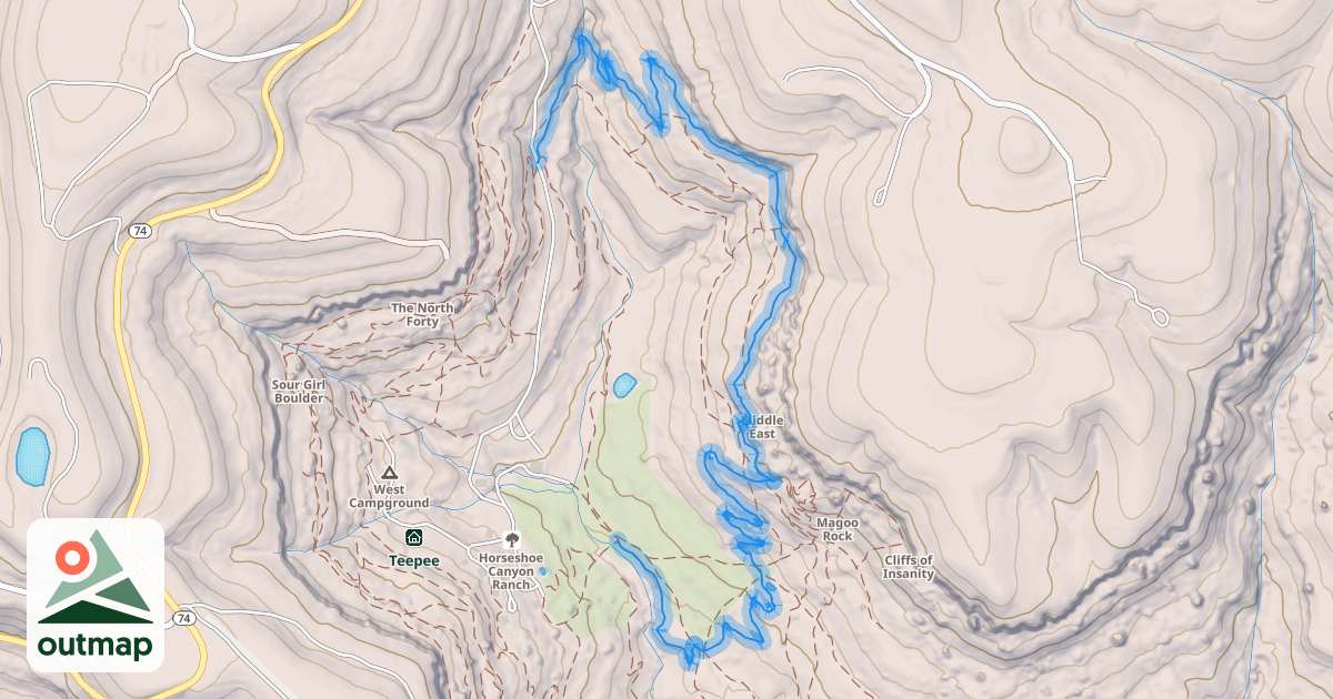 Map of Cody Monster