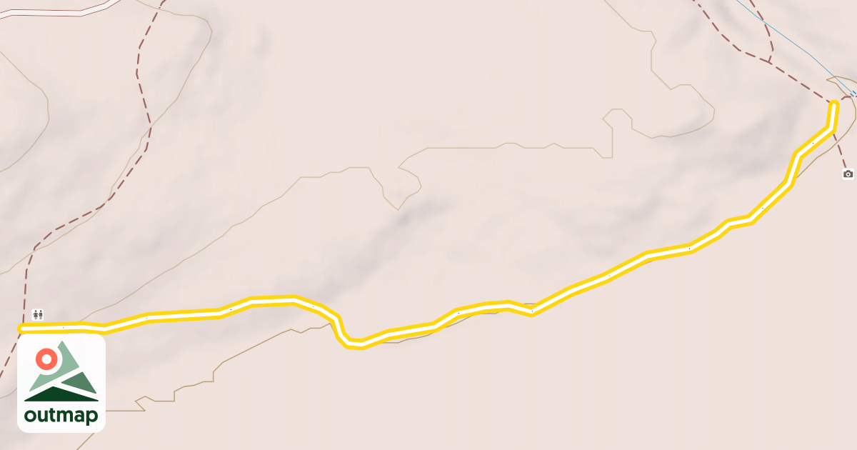 Map of Jenkins Mountain Trail (Blue)