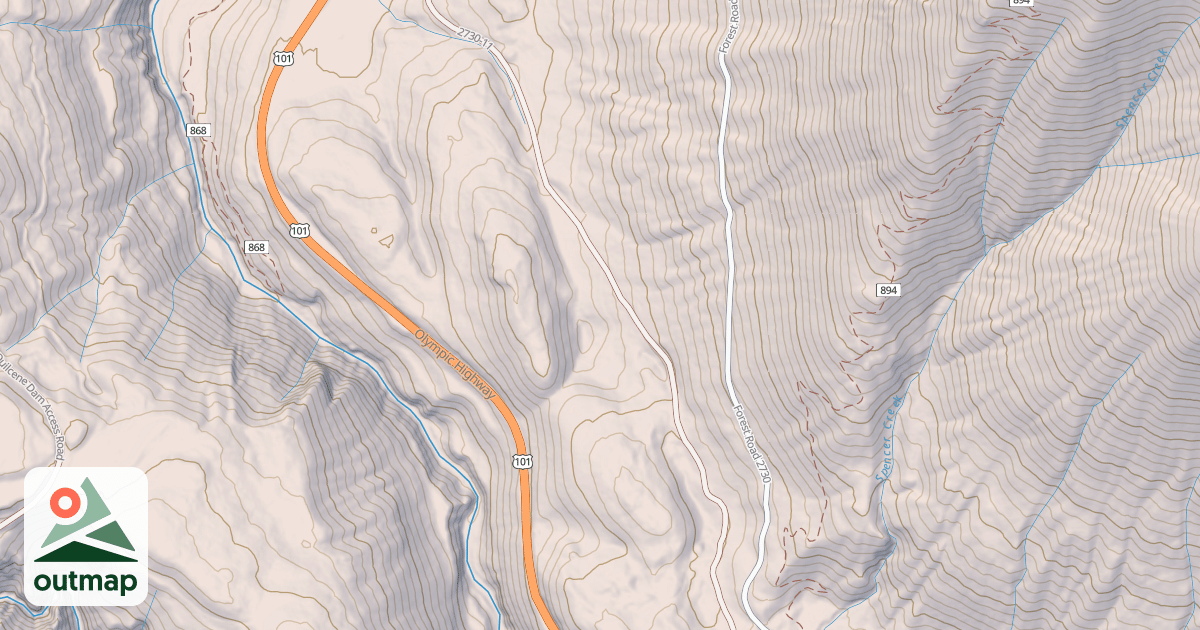 Map of USFS National Forest System Roads {EE03281B-A339-47ED-B740-52064CB6EE76}