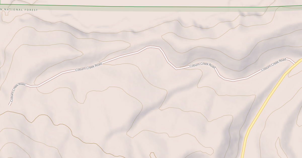Map preview of COBURN CREEK
