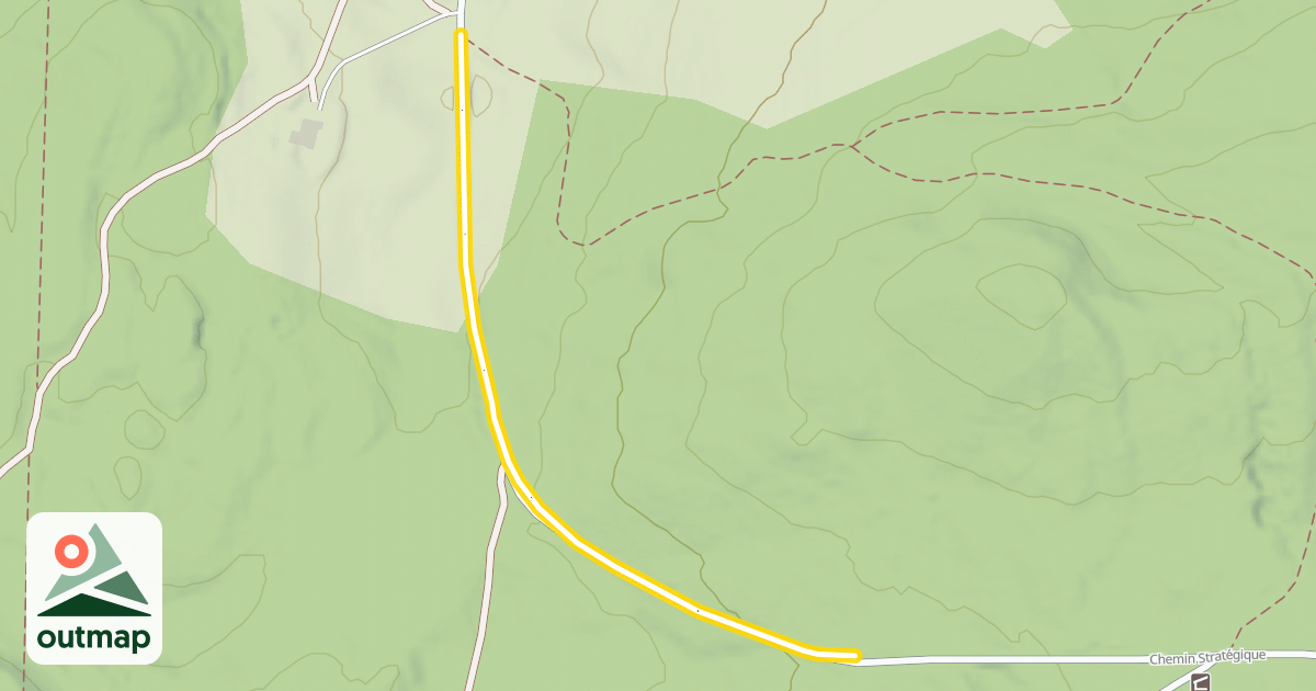 Map of Route du Fort