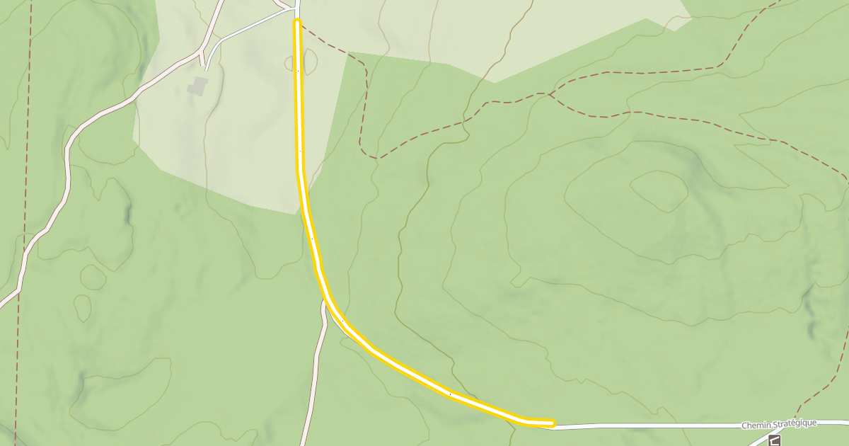Map preview of Route du Fort
