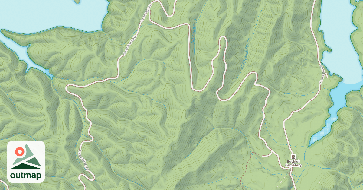 Map of INDIAN CREEK