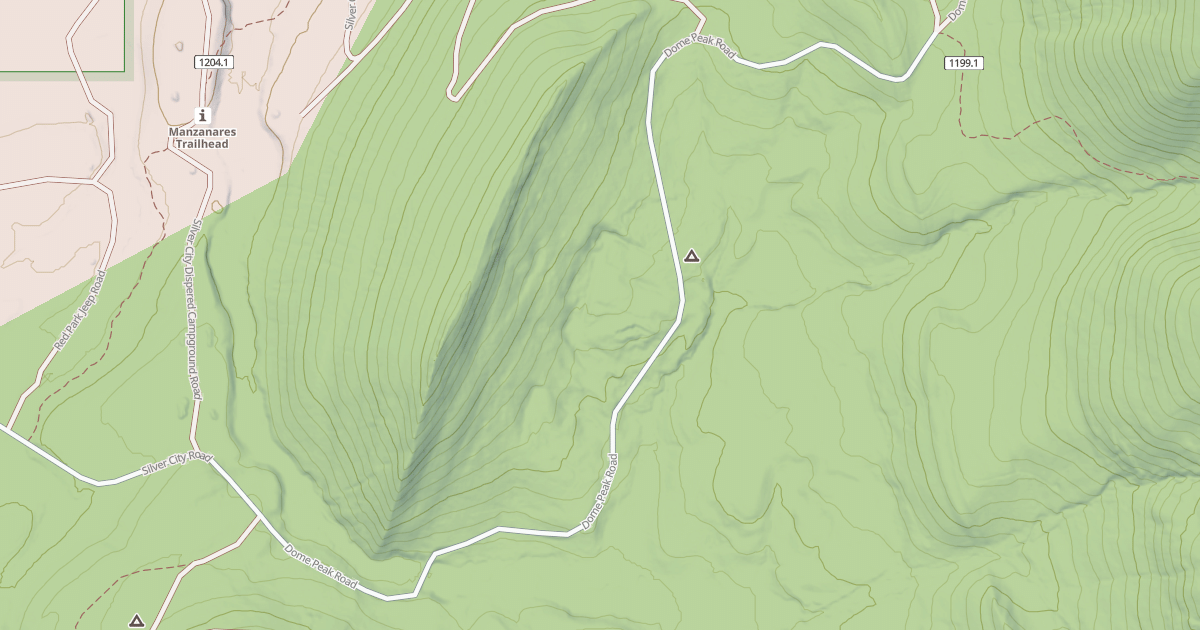 Map preview of DOME PEAK