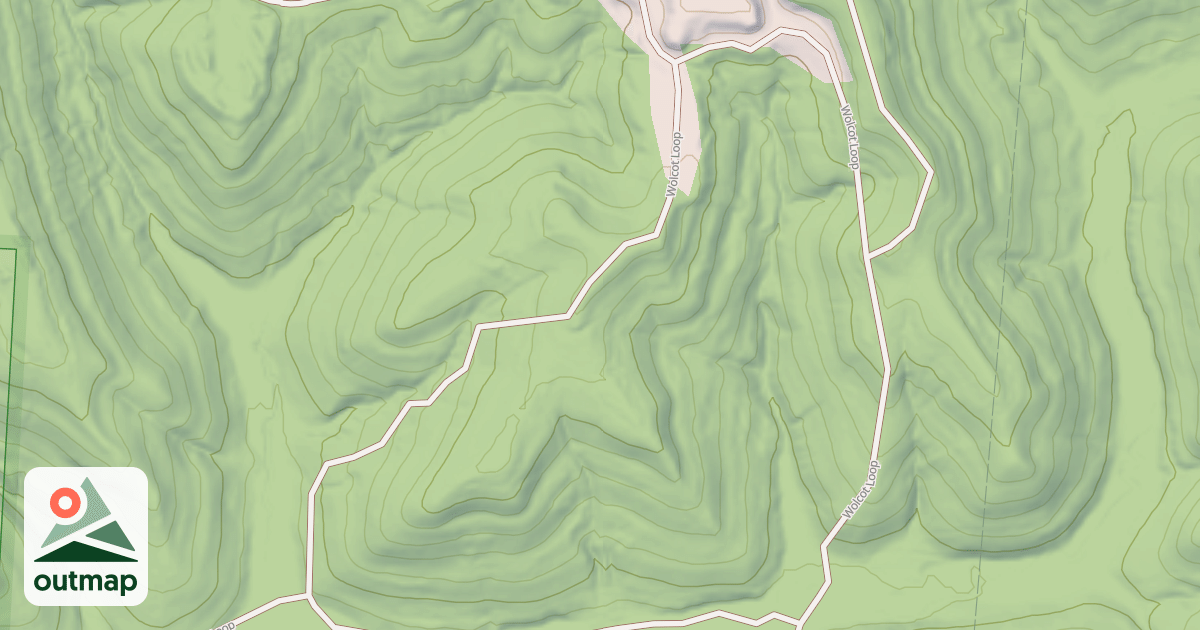Map of Wolcott Loop