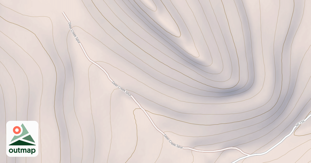 Map of DEER CREEK SPUR