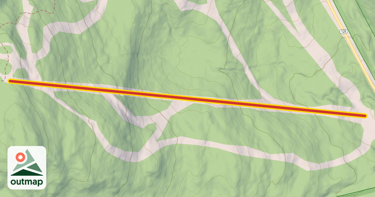 Map of Bailey Falls Triple