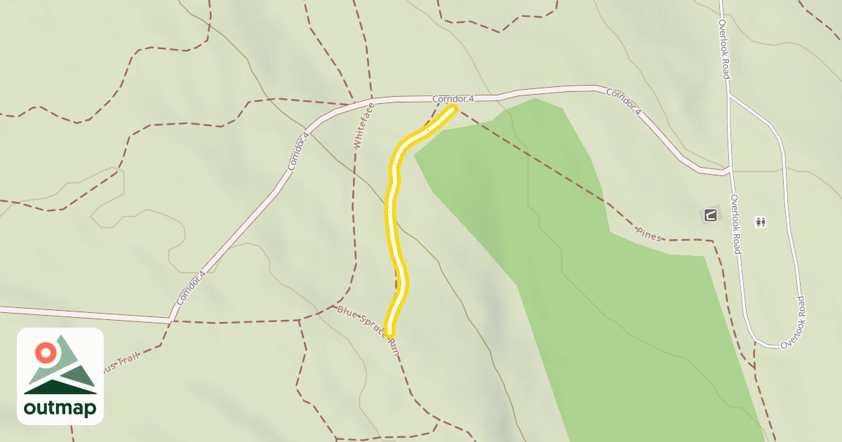 Map of Blue Spruce Run