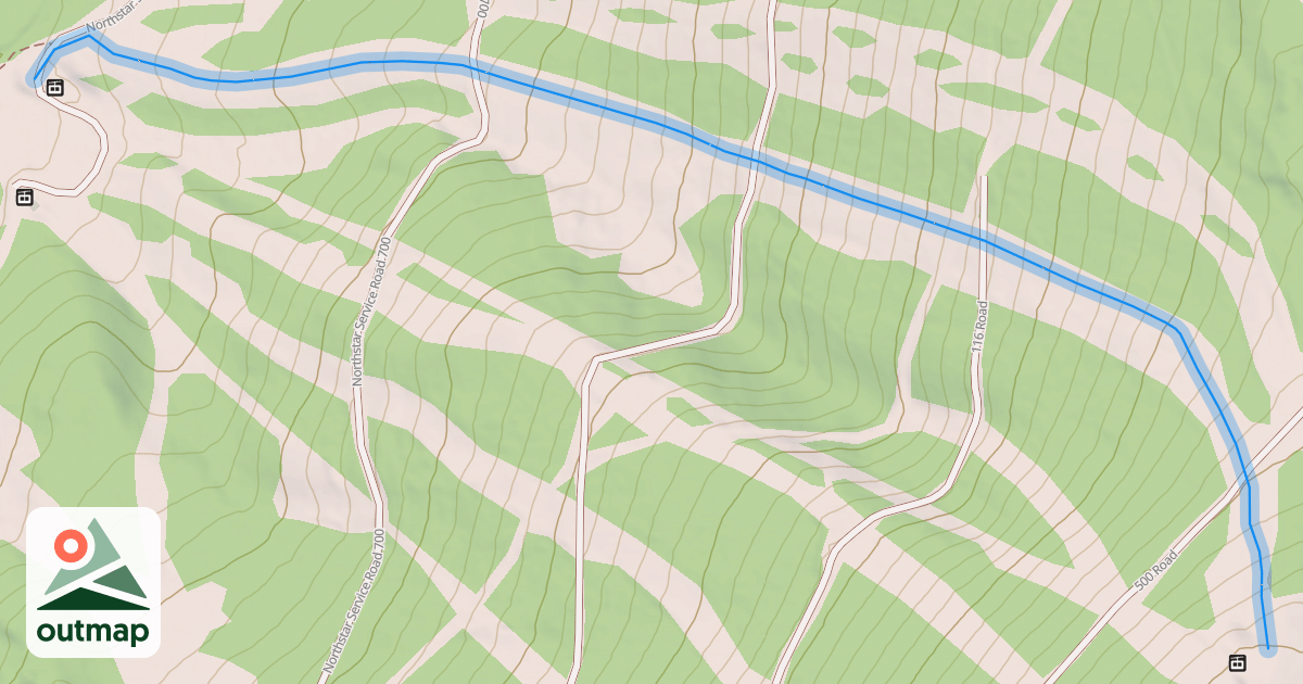 Map of Castle Peak