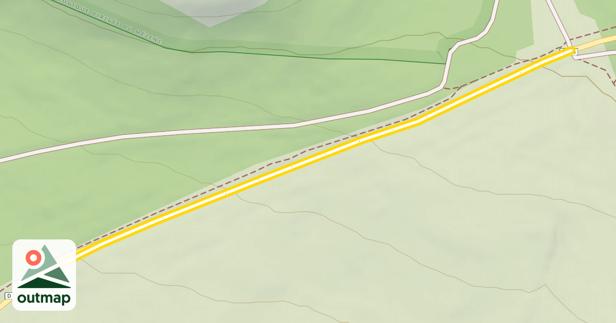 Map of Route de Peccata