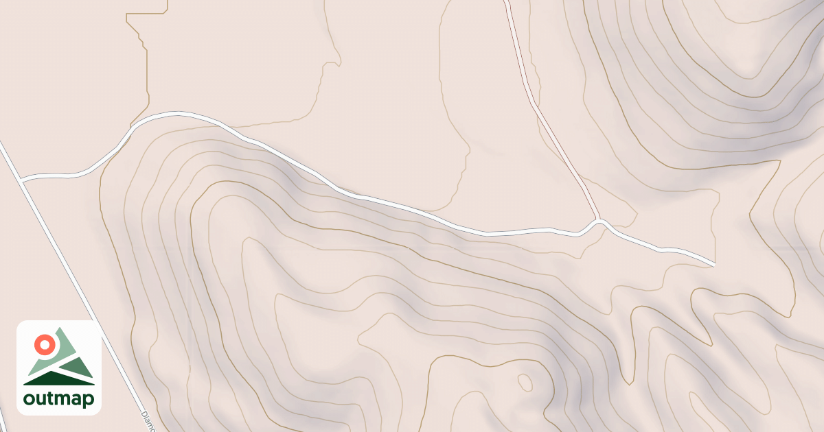 Map of COYOTE SOUTH