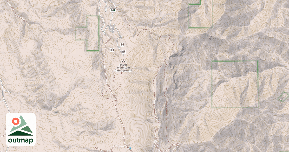 Map of Crestline Trail