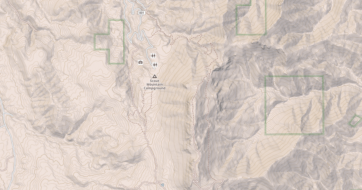 Map preview of Crestline Trail