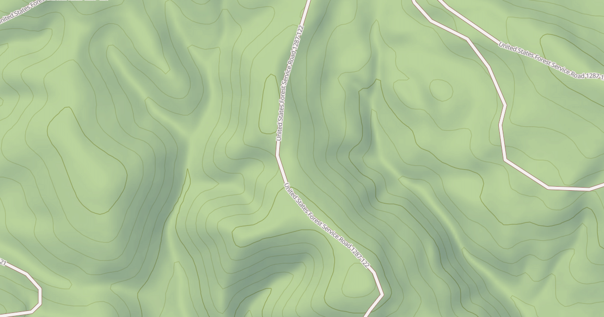 Map preview of USFS National Forest System Roads {F139C127-7D6B-4358-829B-8C4341789278}