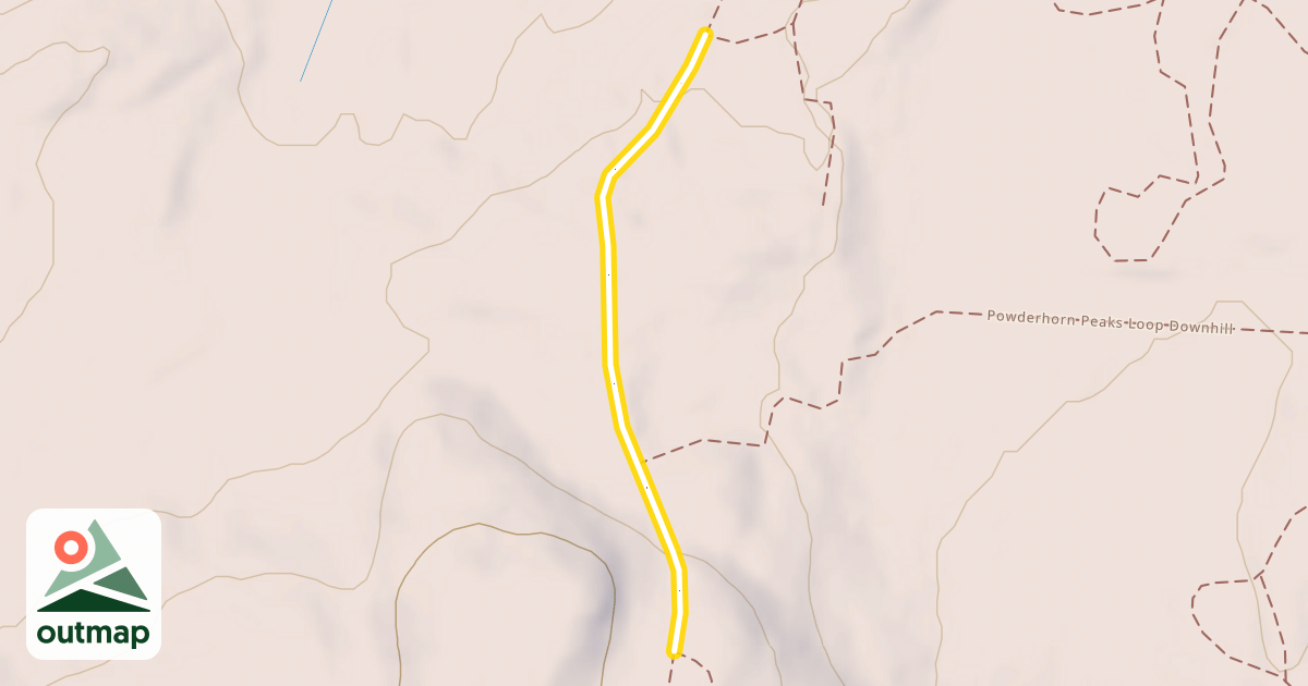 Map of Powderhorn Loop