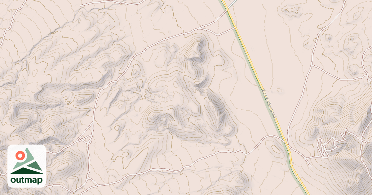 Map of TWIN SPRINGS ROAD