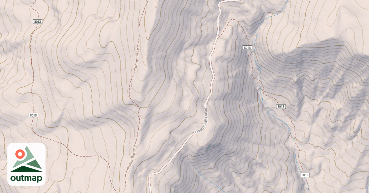 Map of GREEN SWALES