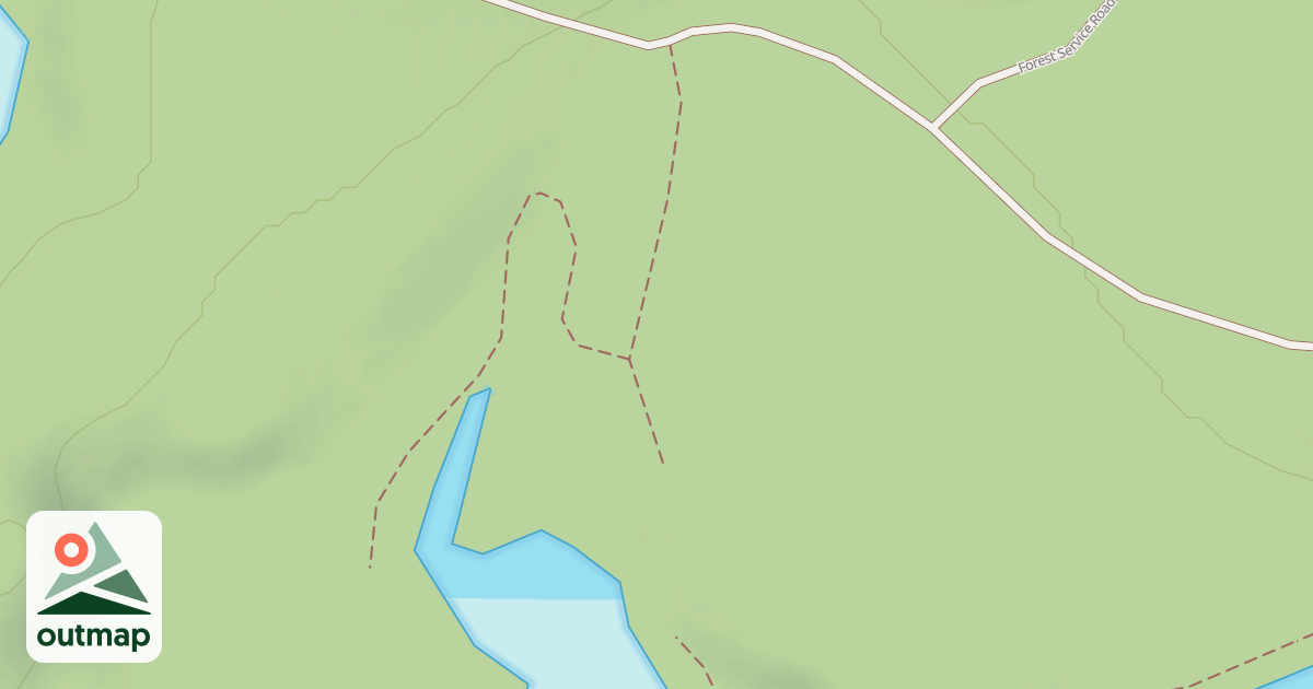 Map of CANYON BAY DISPERSED EAST