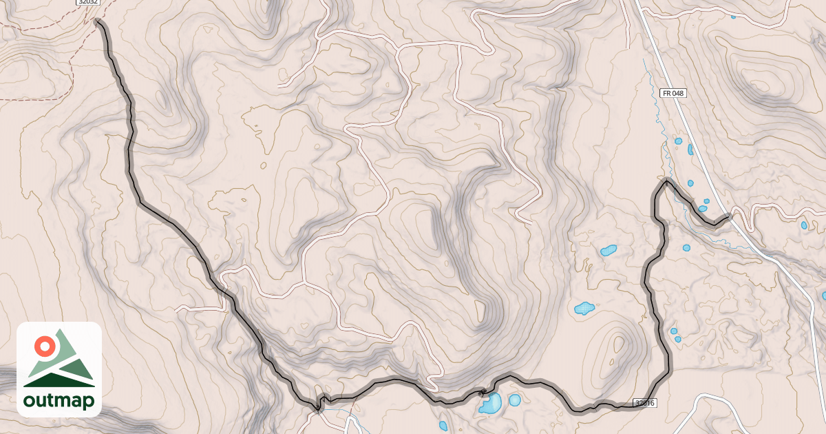 Map of Lowder Creek